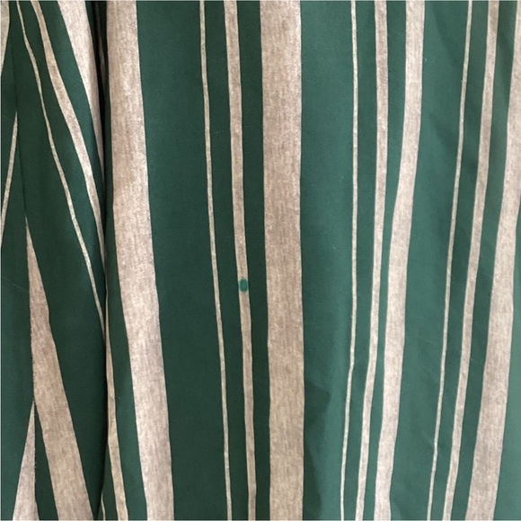 LAPOINTE Green/ Grey Striped High-Rise Wide Leg Pants SZ XS - Picture 5 of 8